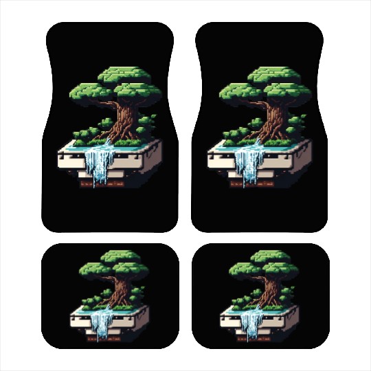 8 Bit Bonsai Tree Car Mats