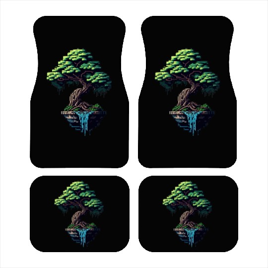 8 Bit Bonsai Tree Car Mats