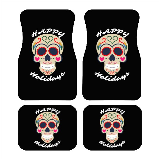 Happy Holidays Car Mats