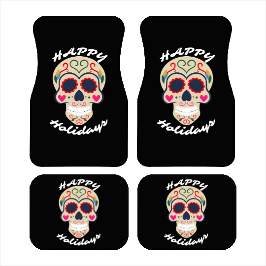 Happy Holidays Car Mats