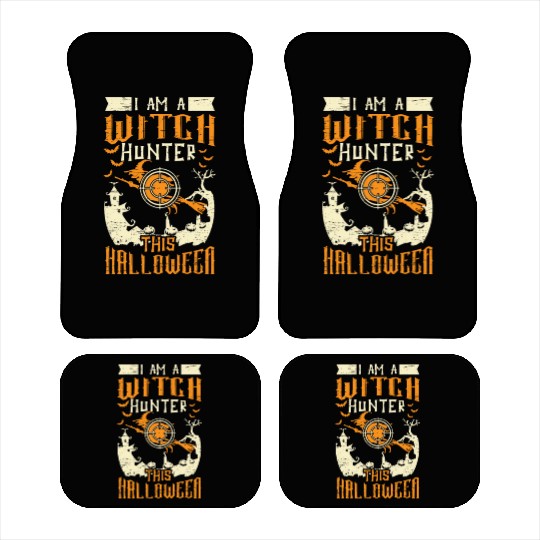 Witch Hunter Scary Witches Spooky Witch Halloween Car Mats
