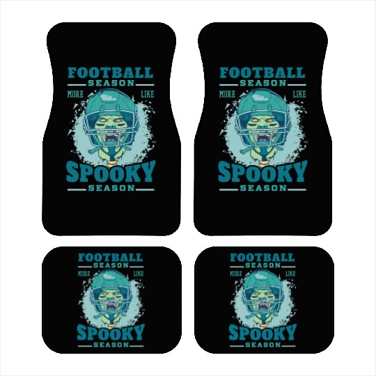 Football season spooky season zombie Football seas Car Mats