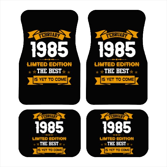 February 1985 Birthday Surprise Car Mats