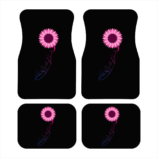 Love Will Prevail Bisexual Sunflower Bi Pride Car Mats