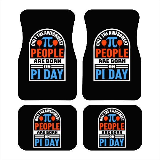 Birthday Pi Day Car Mats Math Pi Day 3 14 March 14