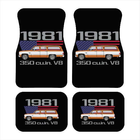 1981 Burnt Orange Car Mats