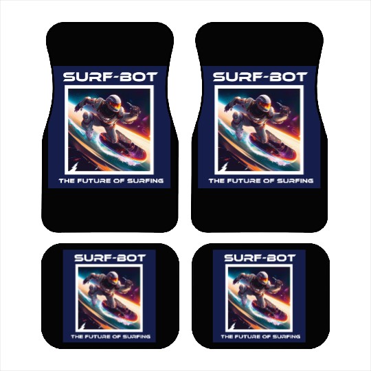 Robot Silver Surfer Car Mats