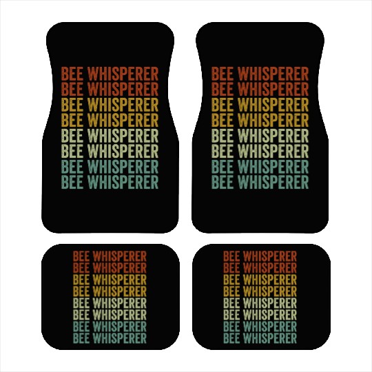 Bee Whisperer Beekeeper Honey Lover Hive Honey Bee Car Mats