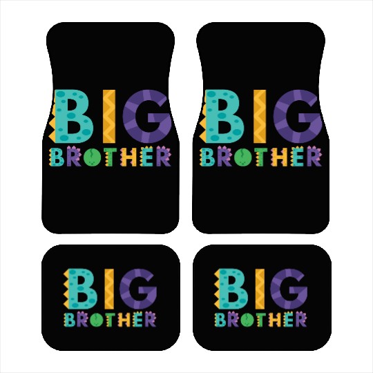 Big Brother Boy Dino Lover Car Mats