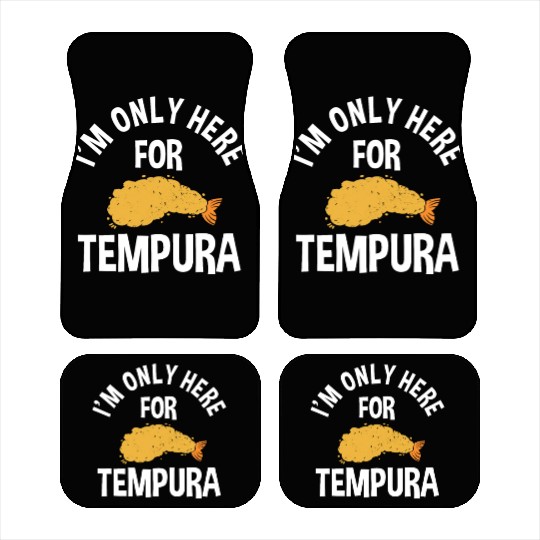 Funny Tempura Shrimp Car Mats