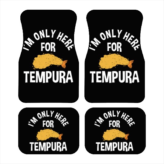 Funny Tempura Shrimp Car Mats