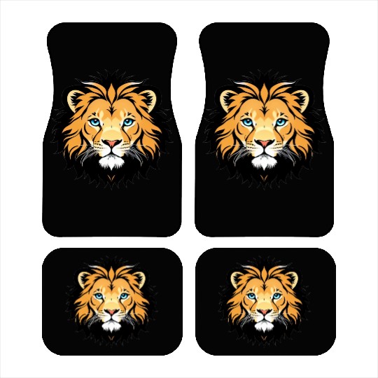 Royal Cartoon Lion - King of the Jungle 18 Car Mats