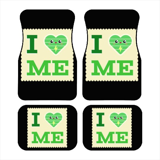 I Love Me 3 Car Mats