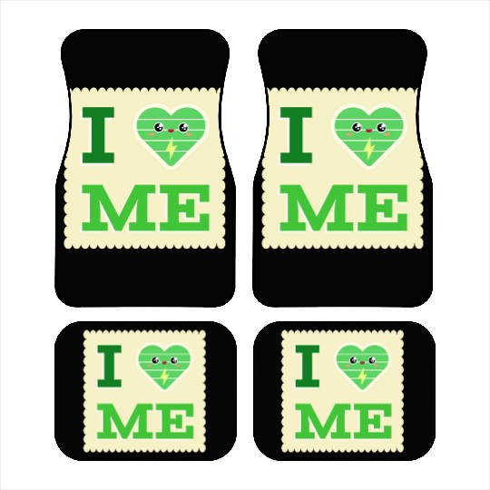 I Love Me 3 Car Mats