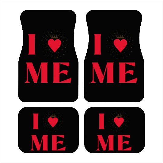 I Love Me 5 Car Mats