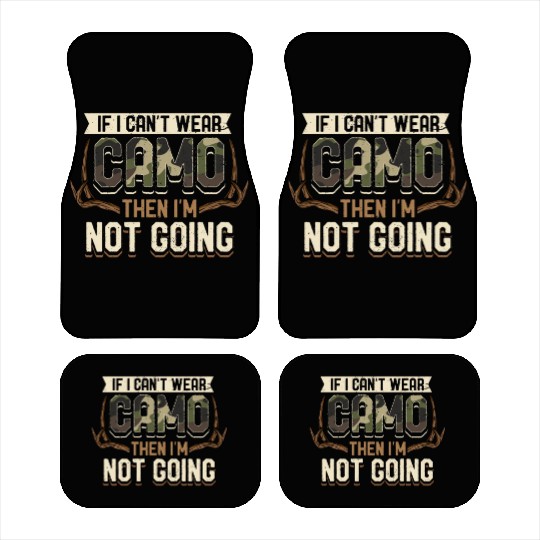 Hunting Camo Hunter Deer Elk Stag Hunt Outdoor Car Mats