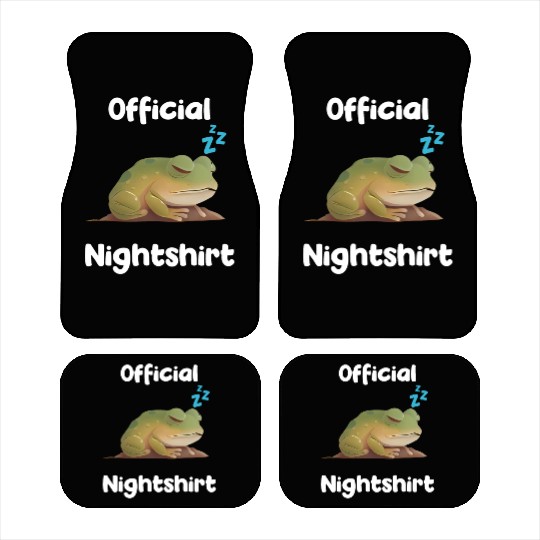 Cute Frog Sleepshirt Nightwear Nightshirt Sleep Car Mats