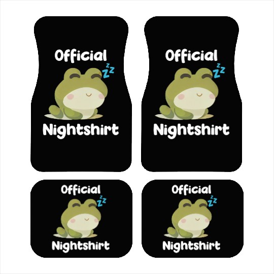 Cute Frog Sleepshirt Nightwear Nightshirt Sleep Car Mats