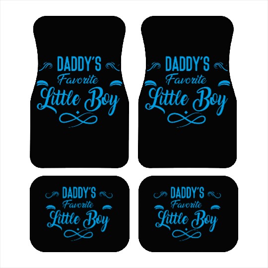 Daddy's Favorite Little boy Car Mats