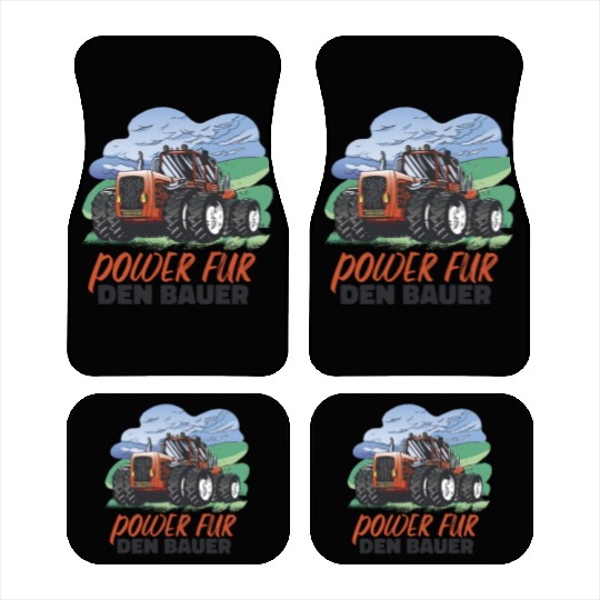 Farming tractor working Farming tractor working in Car Mats