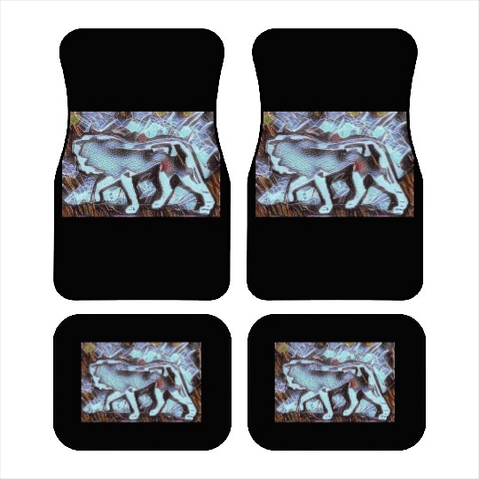 imageedit 6 4982544479 streetart lion Car Mats