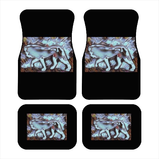 imageedit 6 4982544479 streetart lion Car Mats