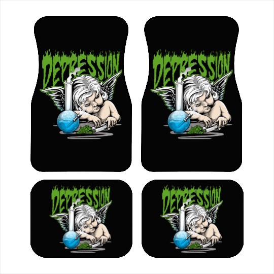 Depression Angel Car Mats