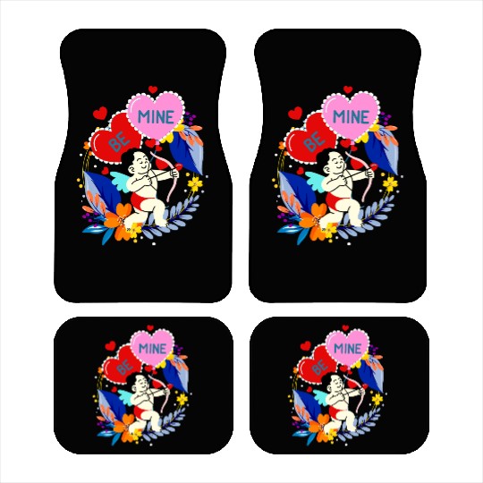 Cupid Be Mine - Valentines Day Car Mats