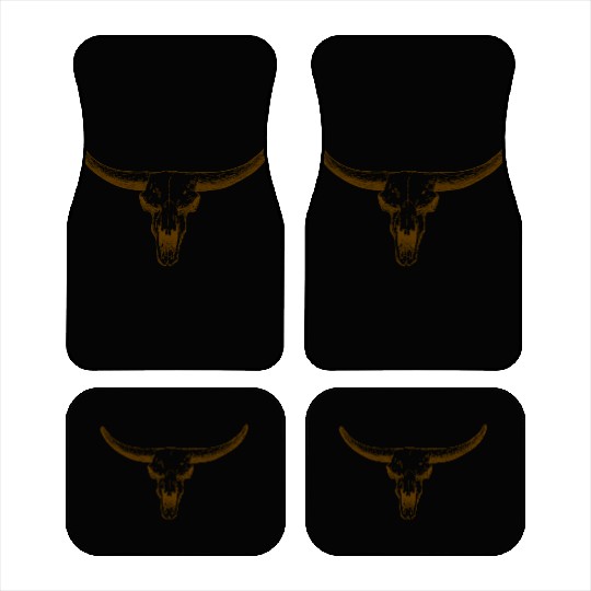bull skull Car Mats