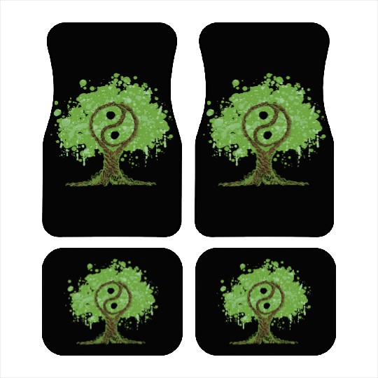 Ying Yang Tree of Life Car Mats