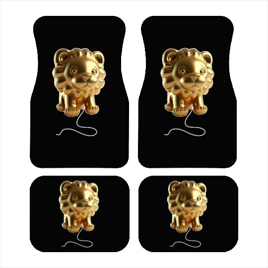 Lion Gold Balloon Car Mats
