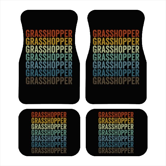 Grasshopper Entomologist Insect Lover Grasshopper Car Mats