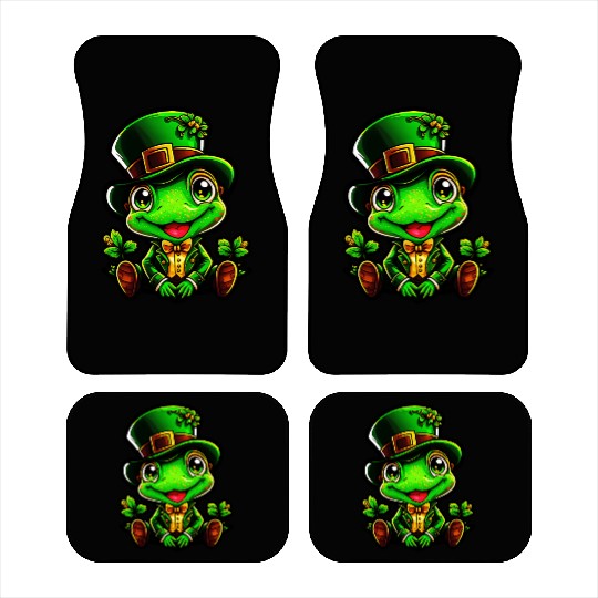Frog Spells On St. Patrick's Day Car Mats