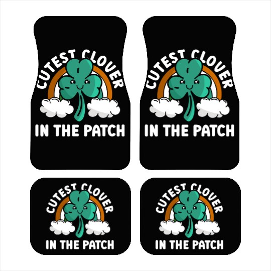 Cutest Clover In The Patch - St Patricks Day Irish Car Mats
