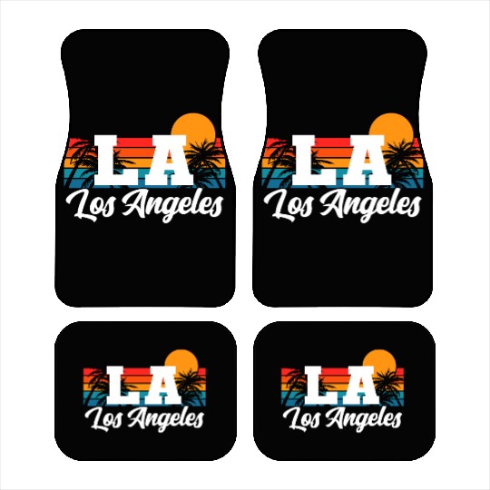 Los Angeles LA California Gift Car Mats