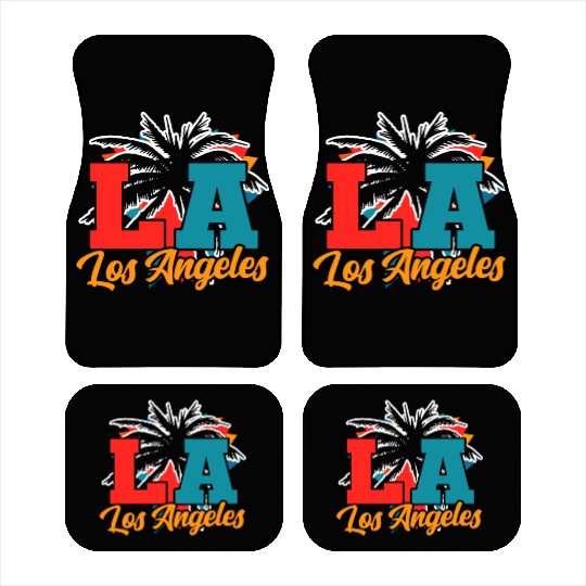 Los Angeles LA California Gift Car Mats