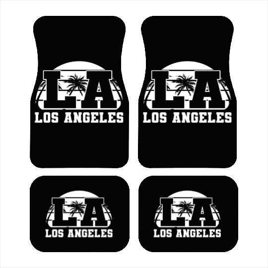 Los Angeles LA California Gift Car Mats