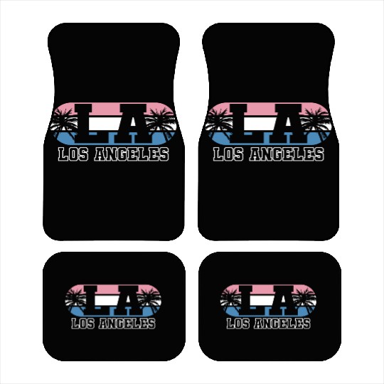 Los Angeles LA California Gift Car Mats