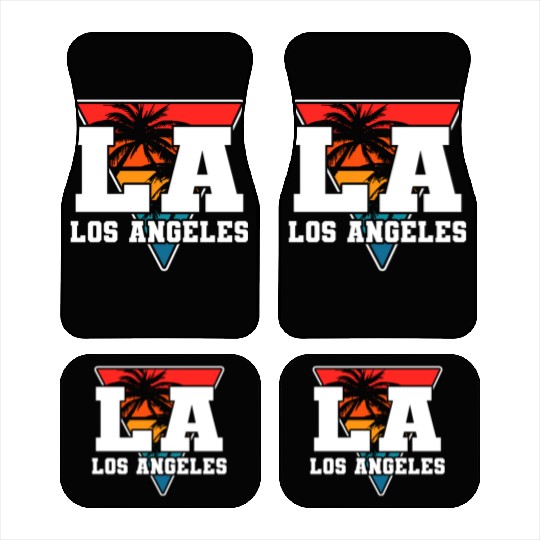 Los Angeles LA California Gift Car Mats