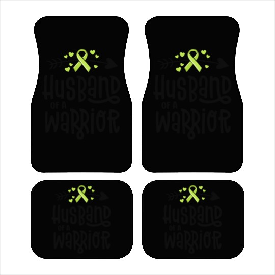 Husband Of A Warrior Lymphoma Cancer Awareness Car Mats