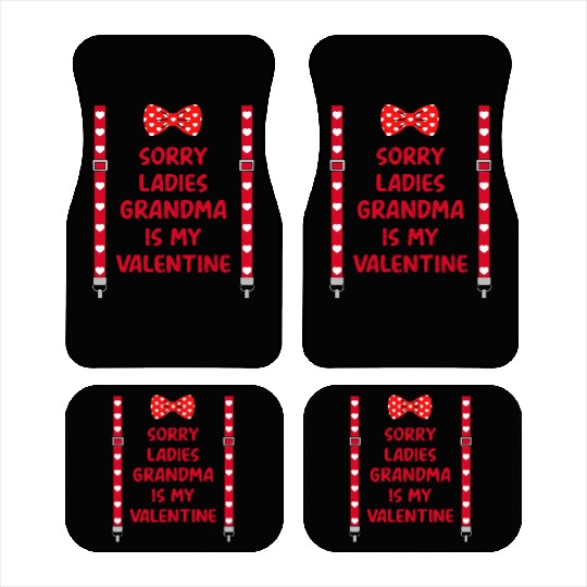 Costume Sorry Ladies Grandma Is My Valentine Car Mats