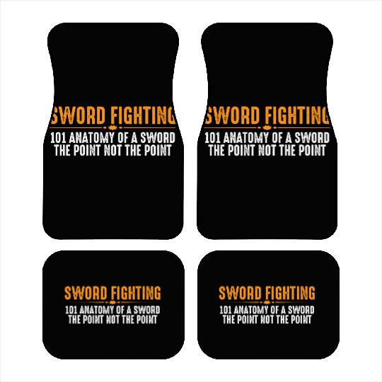 Sword Fighting 101 Anatomy Of A Sword 8 Car Mats