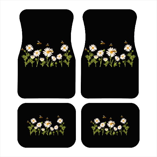 Marguerites Daisy Summer Daisies Flower Garden Car Mats