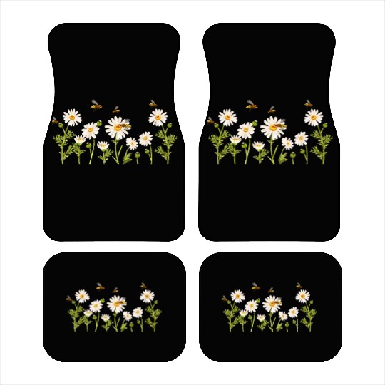 Marguerites Daisy Summer Daisies Flower Garden Car Mats