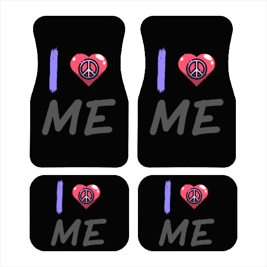I Love Me 8 Car Mats