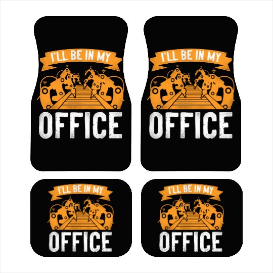 Robot Robotics Engineer Vintage Car Mats