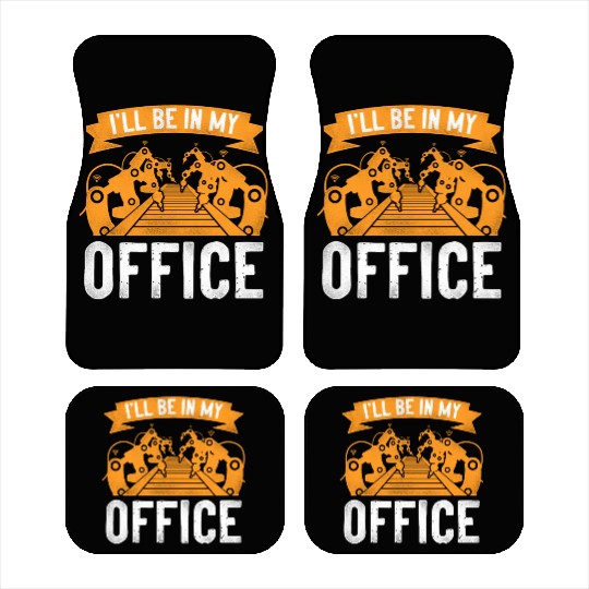 Robot Robotics Engineer Vintage Car Mats