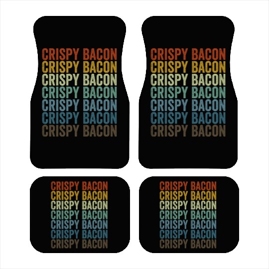 Crispy Bacon Bacon Lover Car Mats