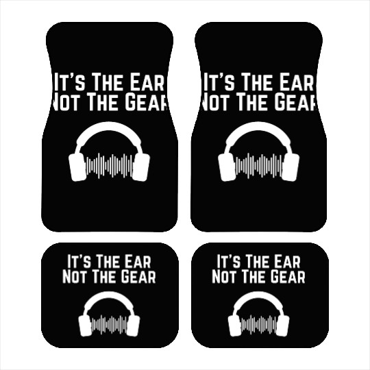 Hilarious Ear Not Gear Composer Musicians Audio Car Mats
