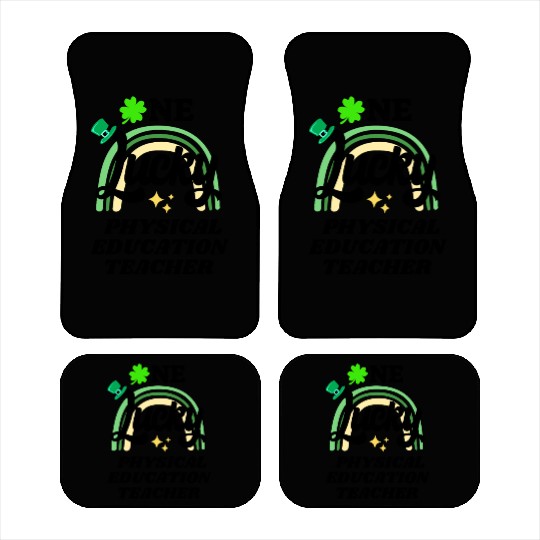 Physical education teacher, St Patrick's Day Gift Car Mats